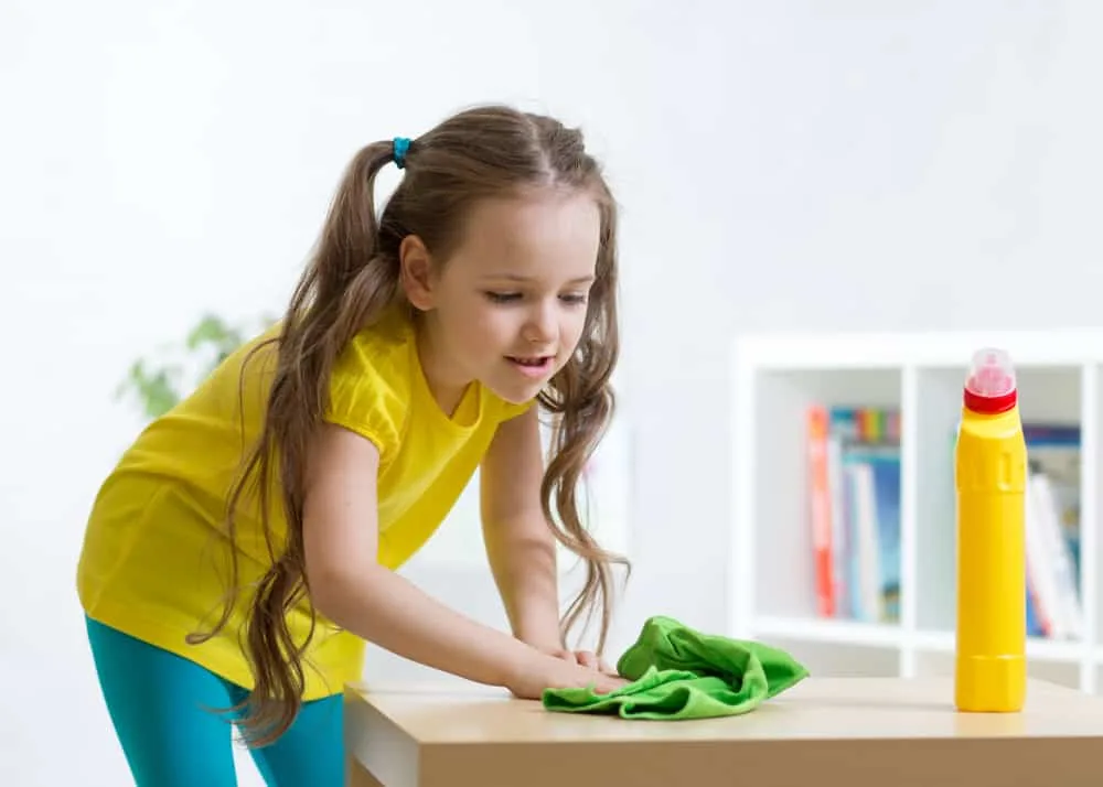 Klusjes voor kinderen; schema met huishoudelijke taken bij welke leeftijd