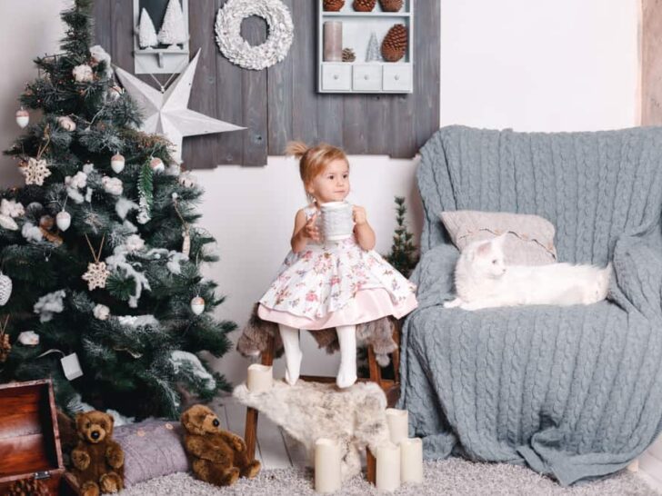 Kerstboom met kinderen en katten; tips voor kindvriendelijke decoratie en kat afleren - Mamaliefde.nl