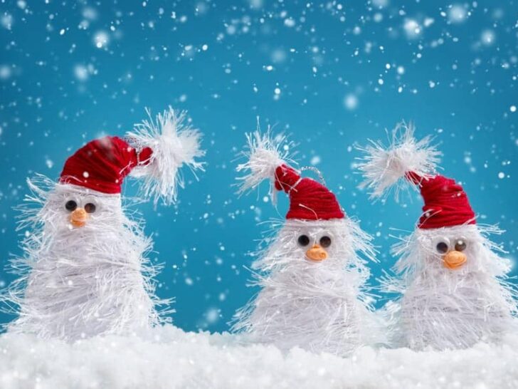 20x Sneeuwpop knutselen met kinderen, peuters en kleuters