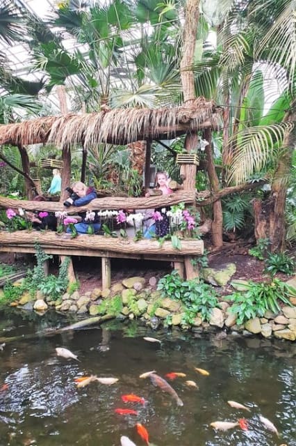 Orchideeënhoeve Flevoland; overdekte tuinen, dierentuin, restaurant en speeltuin - Reisliefde