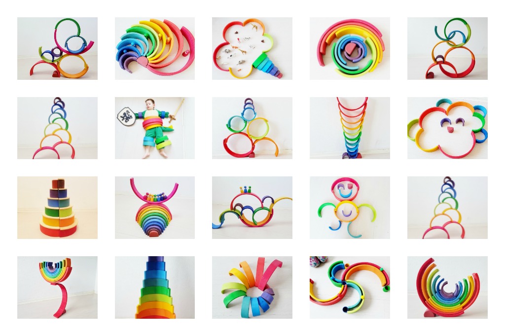 100+ Houten Grimms regenboog voorbeelden en ideeën