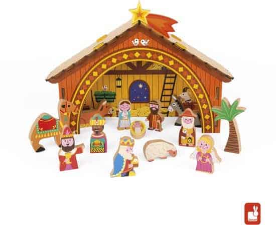 18x Kerststal voor kinderen van speelgoed om mee te spelen - Mamaliefde