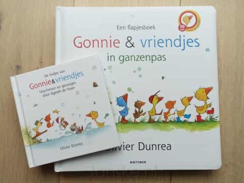 Gonnie & Vriendjes in ganzenpas; review flapjesboek en liedjes