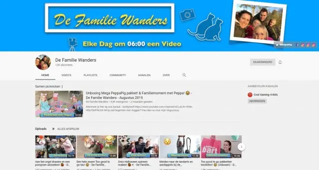 Bekende familie vloggers en influencers Nederland - Mamaliefde