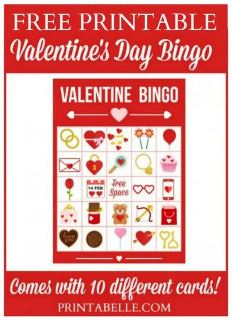 Valentijns Bingo - Mamaliefde.nl