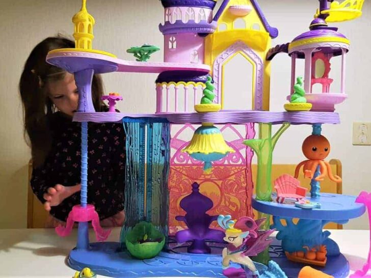 My Little Pony kasteel Canterlot review; Seaquestria zeemeermin speelgoed huis