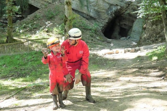 Grotten van Han boomhut; ervaringen overnachting met kinderen - Mamaliefde