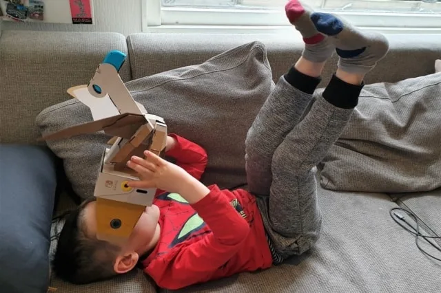Nintendo Labo review; VR bil voor switch met kinderen - Mamaliefde