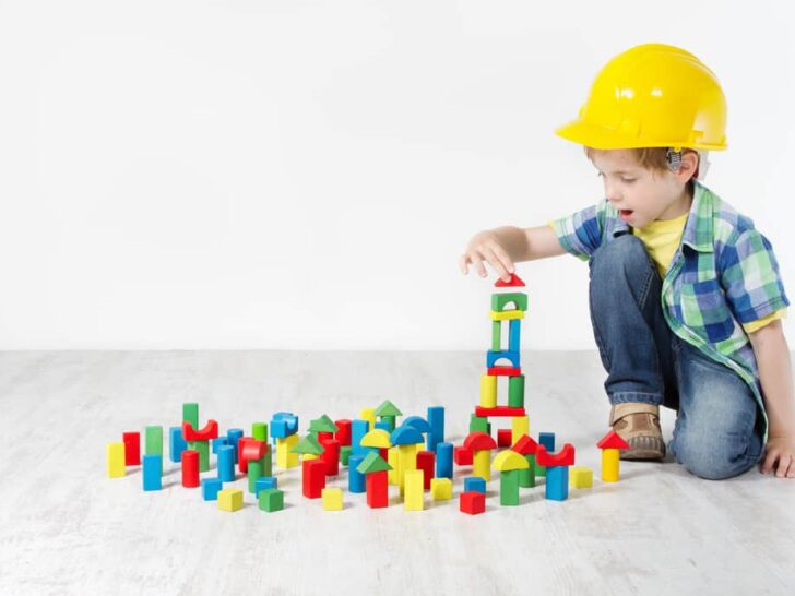 Constructie speelgoed & materiaal om te bouwen voor peuters, kleuters en kinderen