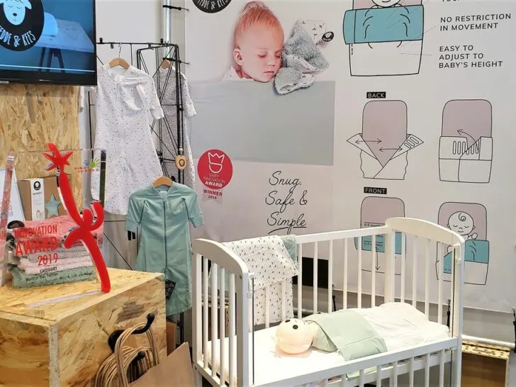 Baby inbakeren met Nunki lakentje van Fedde & Kees Winnaar Kind+Jugend Innovation Award in Keulen - Mamaliefde.nl