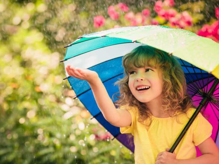 Kinderparaplu voor kinderen; van transparant tot regenboog of lichtjes
