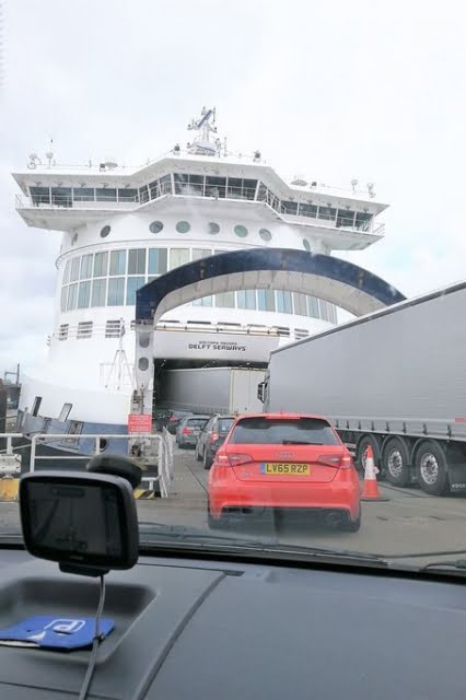 DFDS Seaways Ferry boot naar Engeland; overtocht Duinkerken naar Dover - Reisliefde