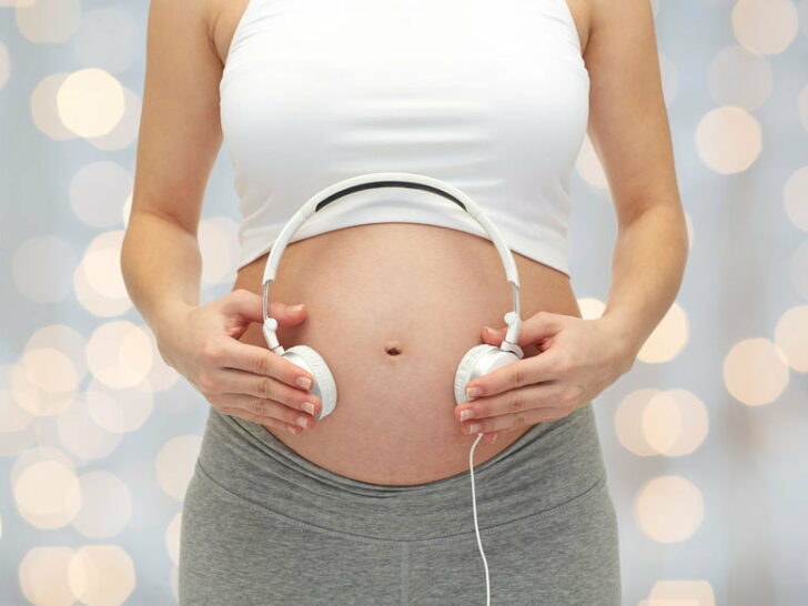 Muziek voor baby in de buik tijdens zwangerschap