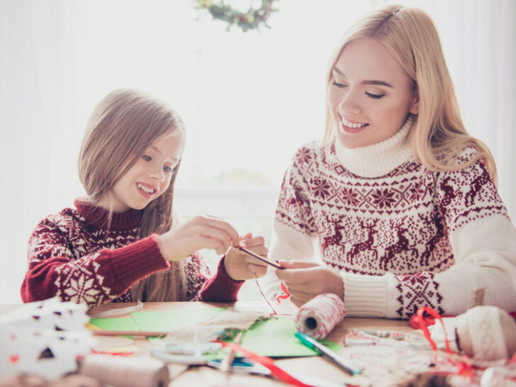 Kerstversiering maken met kind; 25 decoratie ideeën en voorbeelden