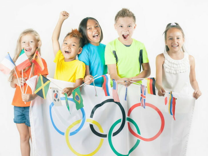 Olympische spelen zomer voor kinderen; spelletjes en activiteiten