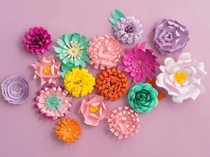 50x Bloemen knutselen (makkelijke ideeën peuters, kleuters & kinderen)