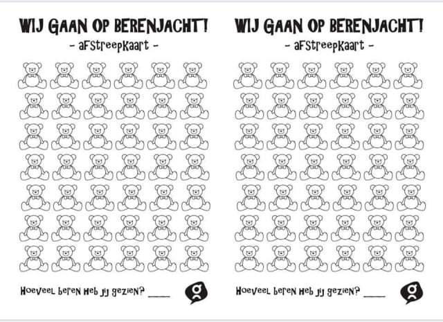 Berenjacht spel Nederland; met uitleg en kaart - Reisliefde