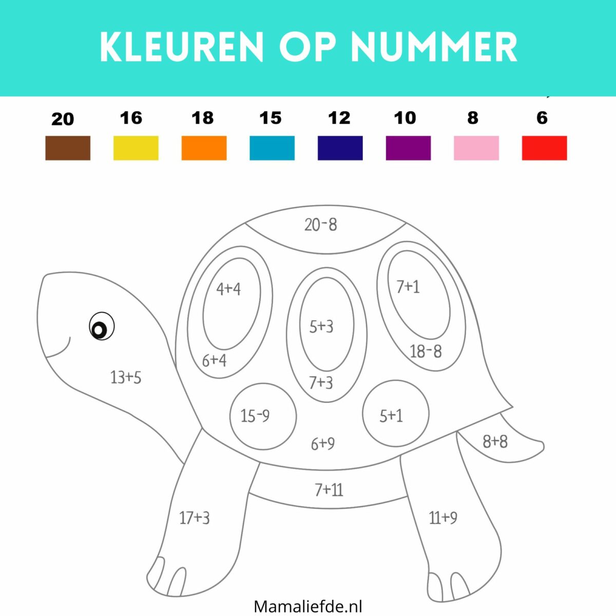 50 Gratis werkbladen voor kleuters in groep 2 & 3; tellen, rekenen, schrijven en meer!- Mamaliefde.nl