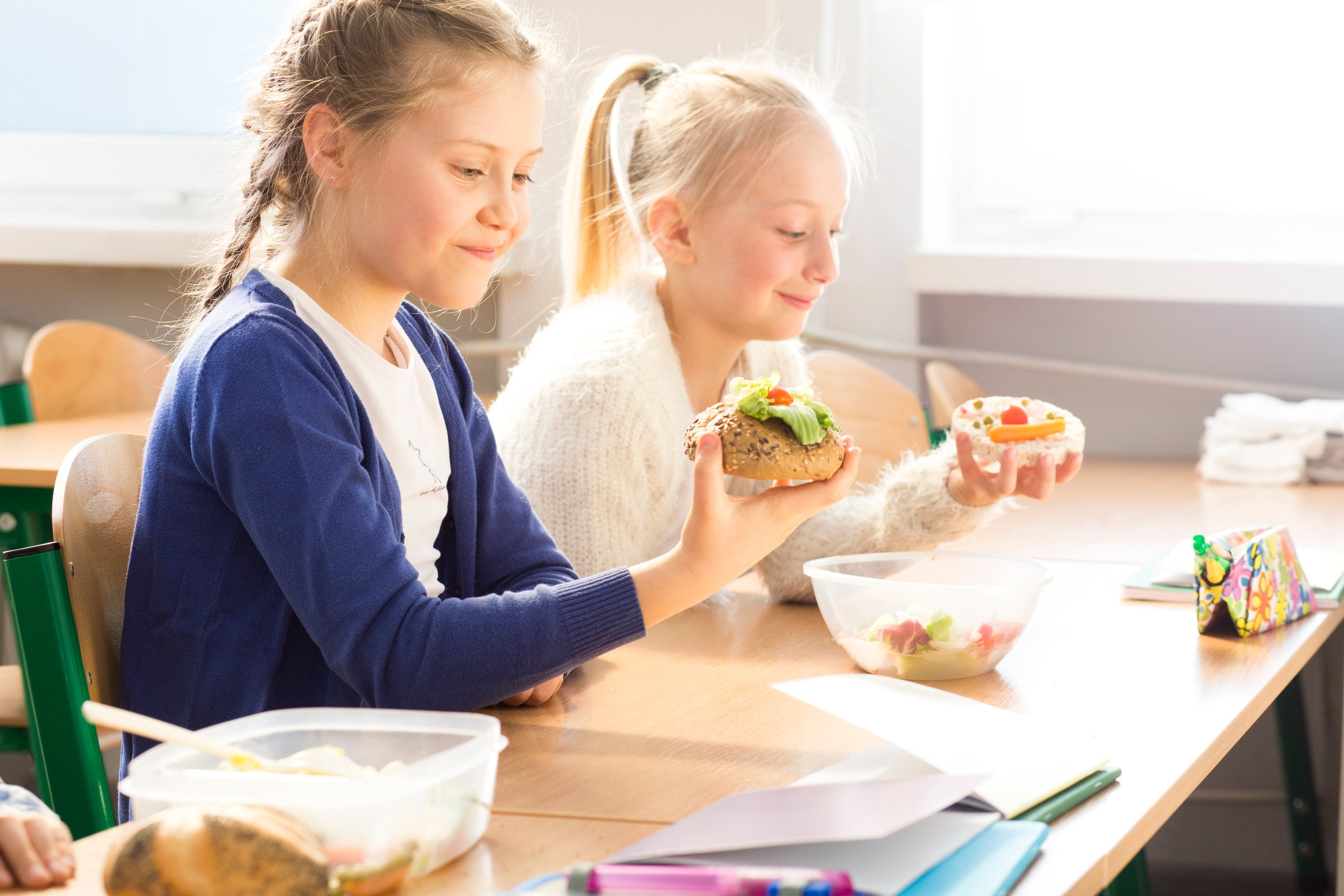 Gezonde lunch voor kinderen; ideeën van basisschool tot middelbare school