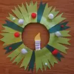 Een kerstkrans knutselen met peuters - Mamaliefde.nl