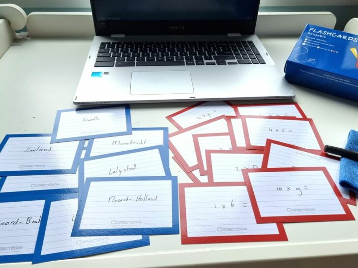 Flashcards maken om te leren; voorbeelden en tips steekwoorden