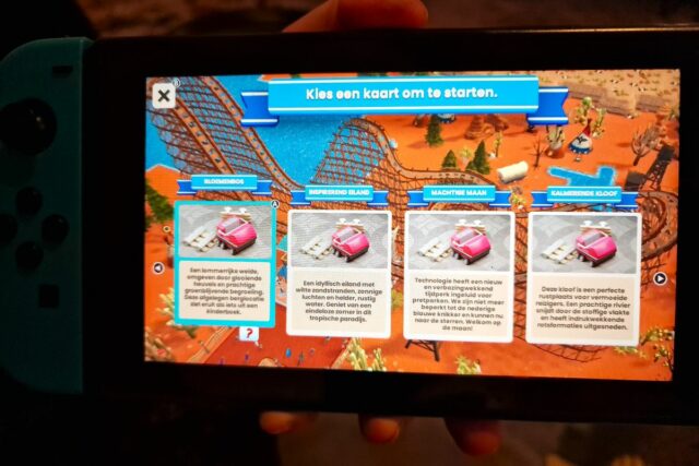 Rollercoaster Tycoon Adventures Deluxe Nintendo Switch review - Mamaliefde.nl